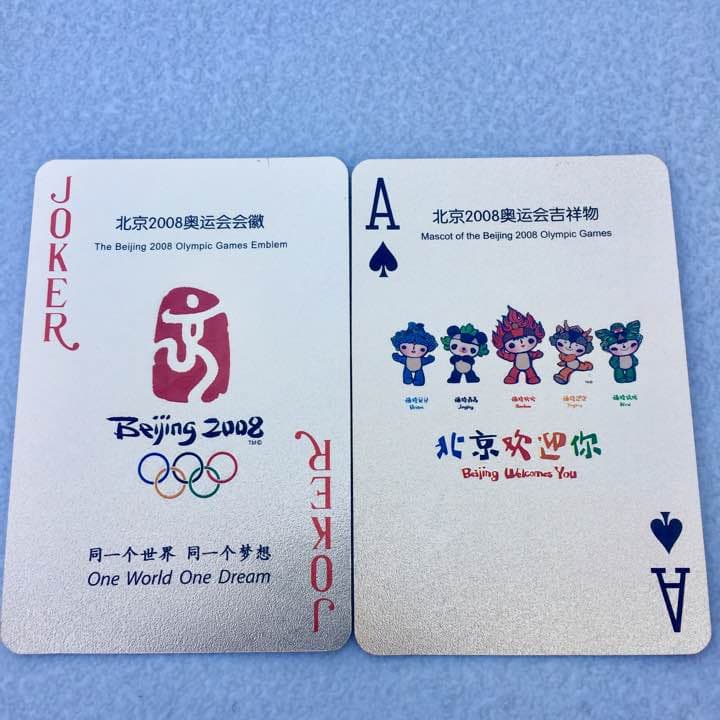 【新品】北京オリンピック  公式トランプ 金！！