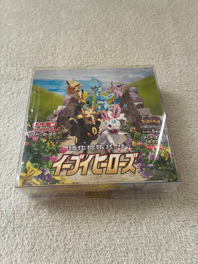 優　ポケモンカードゲーム イーブイヒーローズ　未開封BOX シュリンク付き