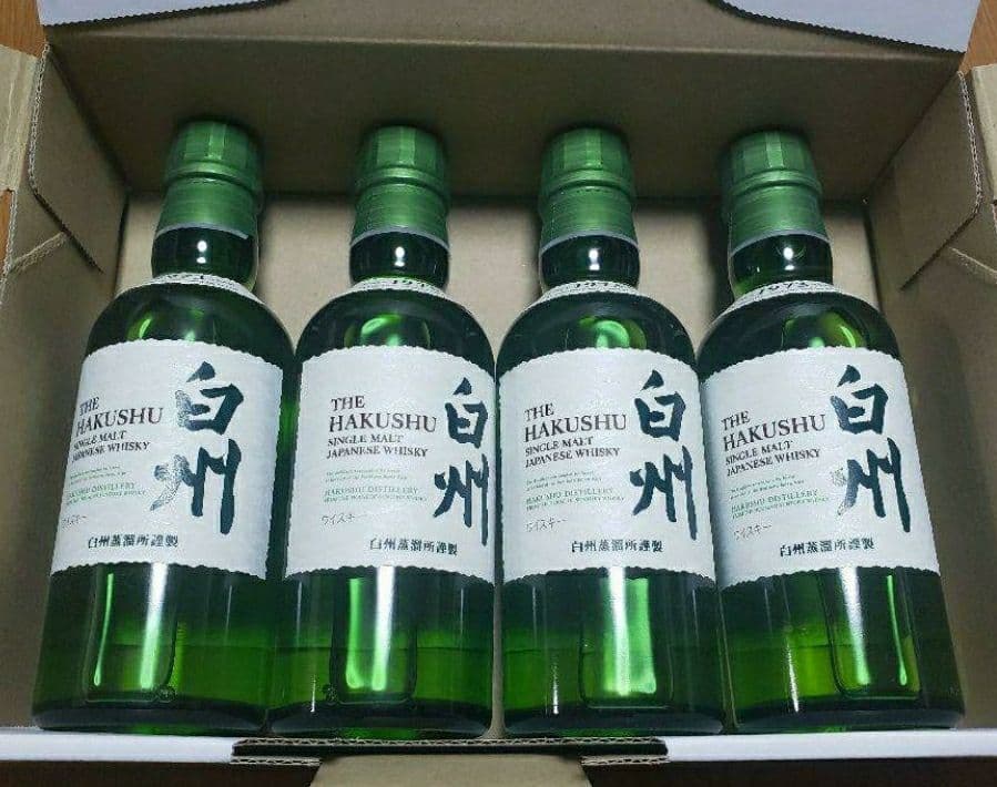 白州ウイスキー　ミニボトル 4本セット 180ml