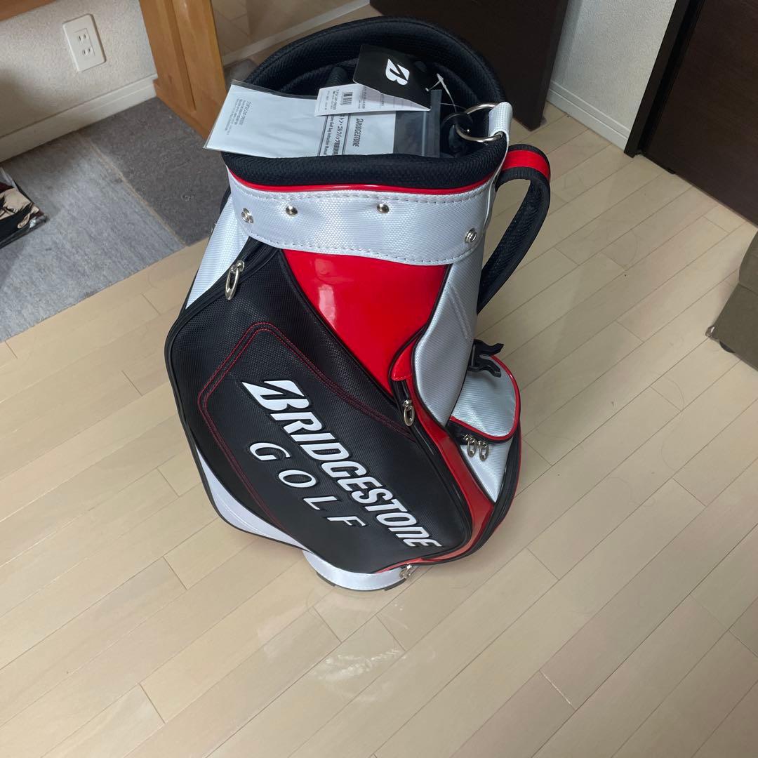BRIDGESTONE GOLF キャディバッグ 赤黒白