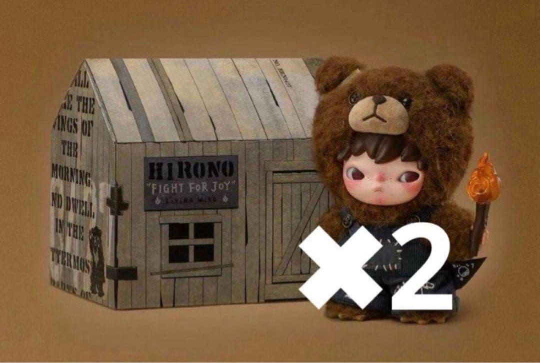 Hirono Living Wild Fight for Joy ぬいぐるみ2箱