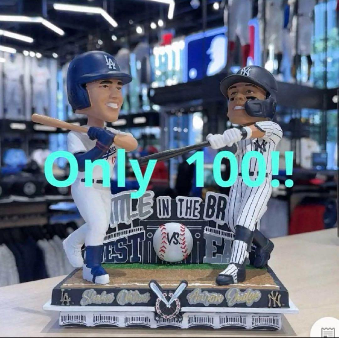 MLB NY店のみ　100個限定　大谷翔平　ジャッジ　ゴールド　ボブルヘッド