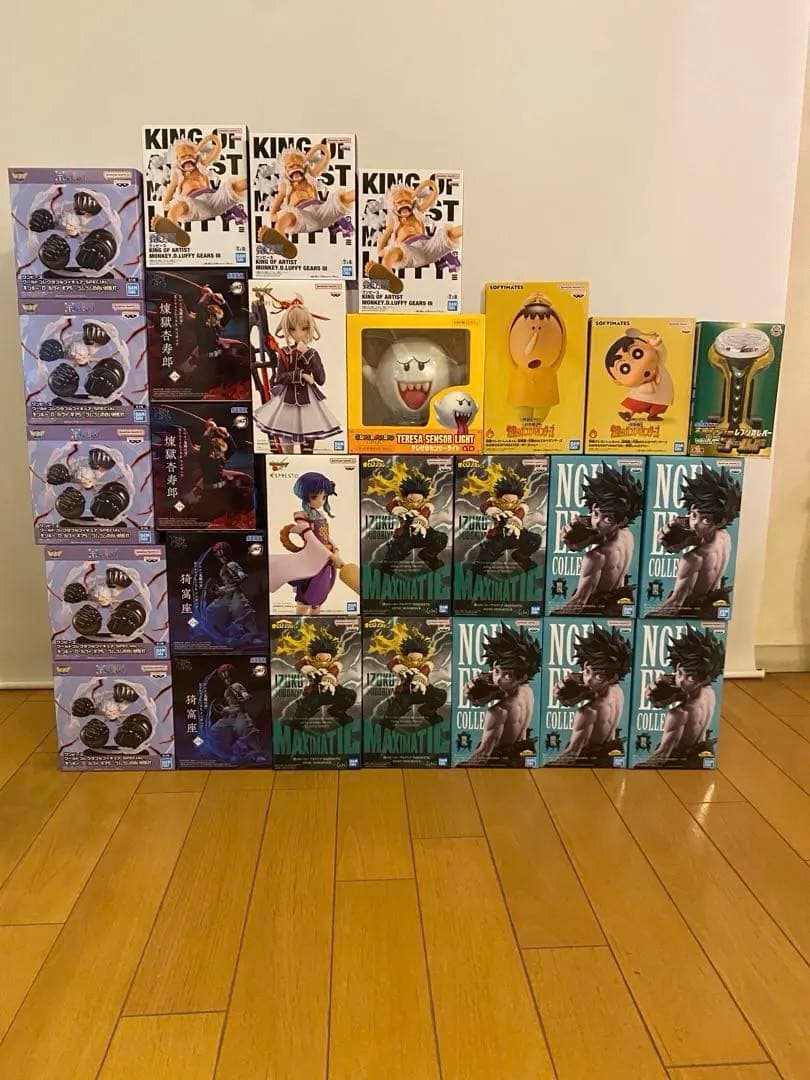 新作プライズフィギュア ヒロアカ 緑谷出久 ワンピース ニカルフィ 鬼滅の刃