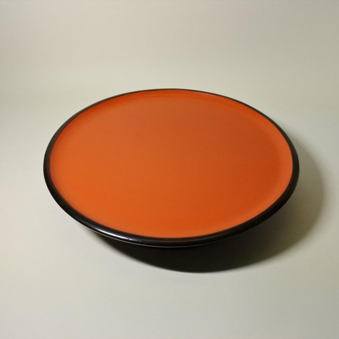明治時代　塗盆　台付　骨董品　アンティーク