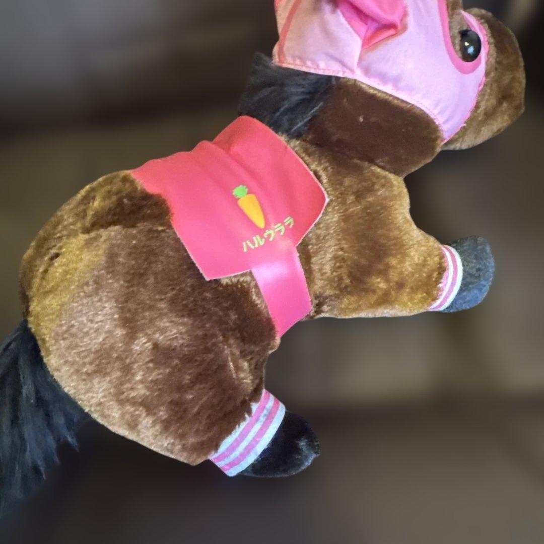 希少♡高知競馬　ハルウララ　ぬいぐるみ　まとめ売り　　ピンク/にんじん/ぞう