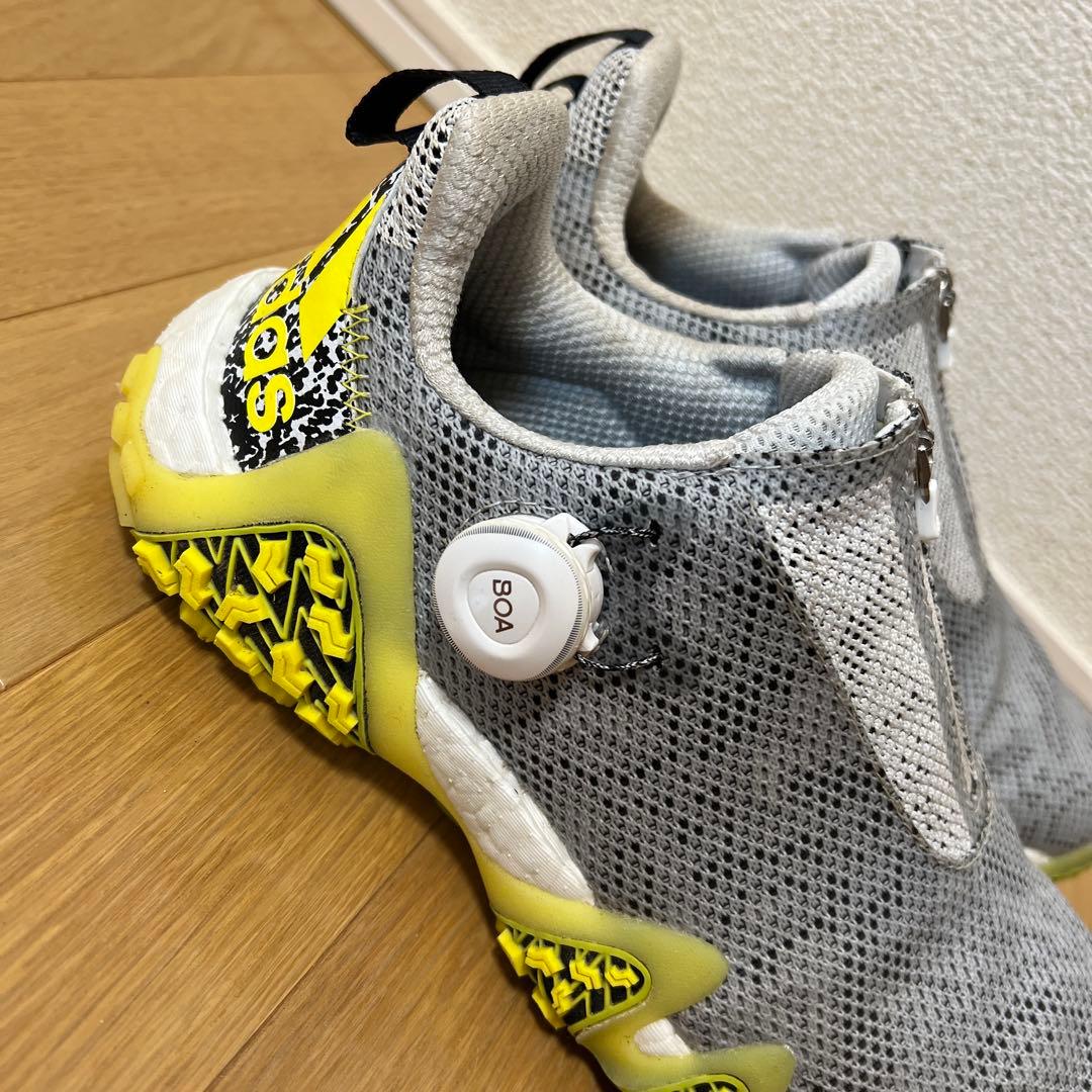 25.5㎝【adidas コードカオス22 ボア】ゴルフシューズ グレー