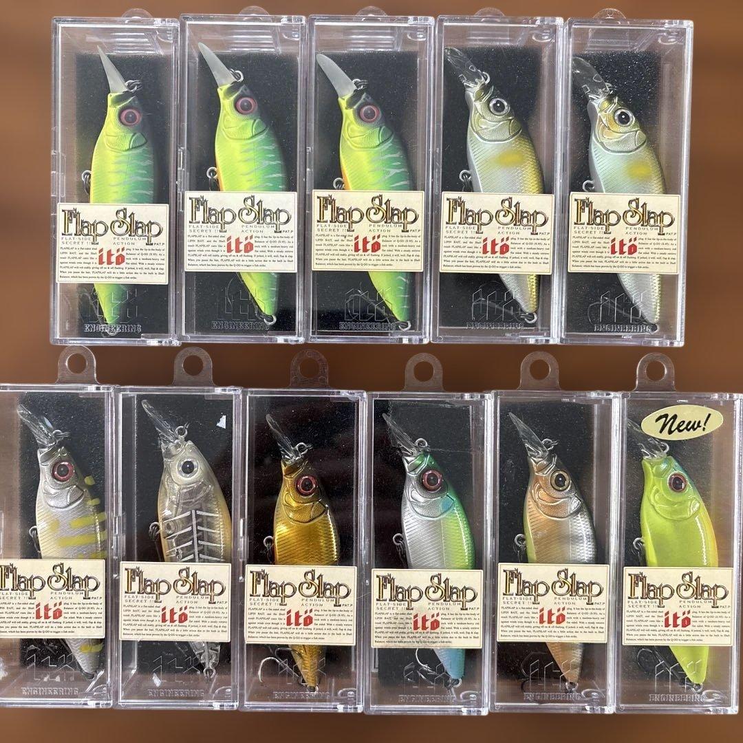 ☆新品☆オールド☆メガバス　フラップスラップ　11個セット　人気カラー　旧パケ