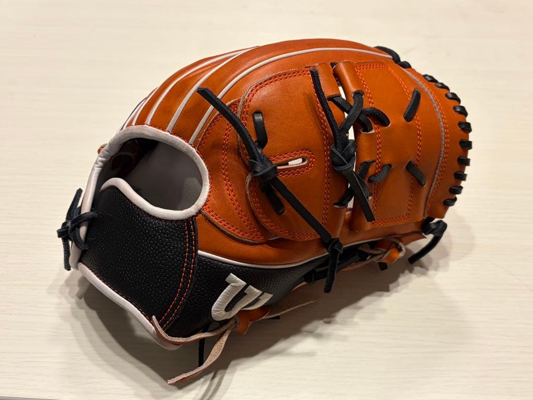 WILSON 軟式オーダーグラブ D1型 横型 湯もみ型付け済み 大谷風 投手用