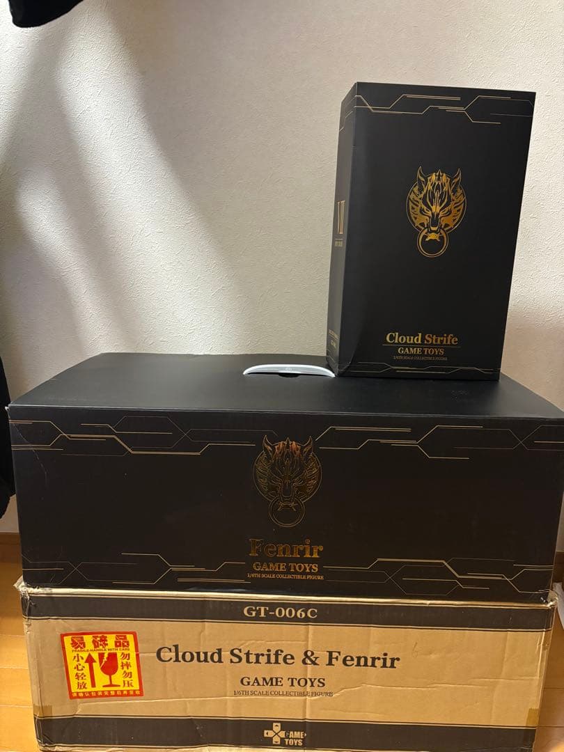 ゲームキャラクター game toys Cloud Strife & Fenrir GT-006C