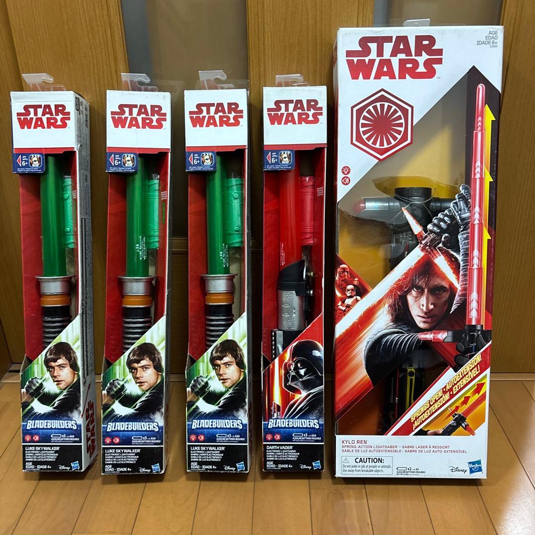 タ*カ様 Star Wars Bladebuilders ライトセーバー5本セッ