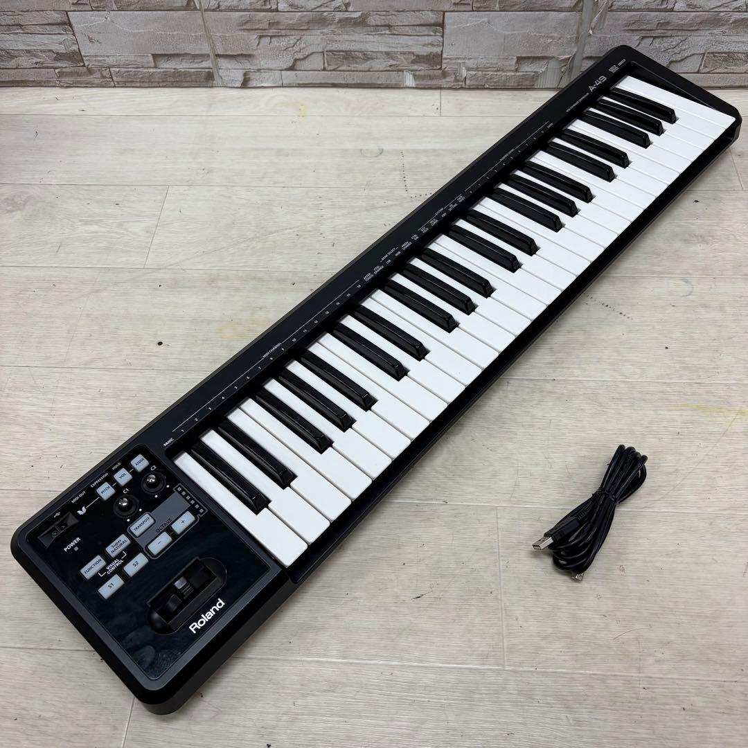 Roland ローランド 49鍵盤 USB MIDIキーボード A-49 ⑧