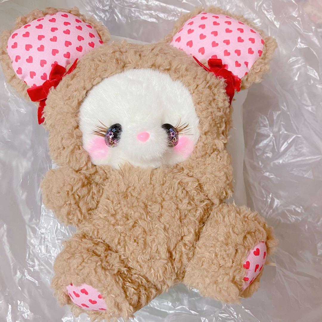 lilyribbon 作家 テディベア ハンドメンド ぬいぐるみ うさぎ