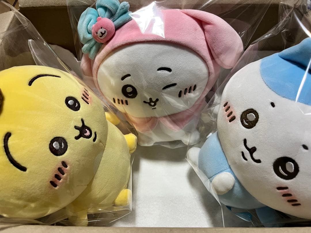 ちいかわサンリオコラボぬいぐるみ