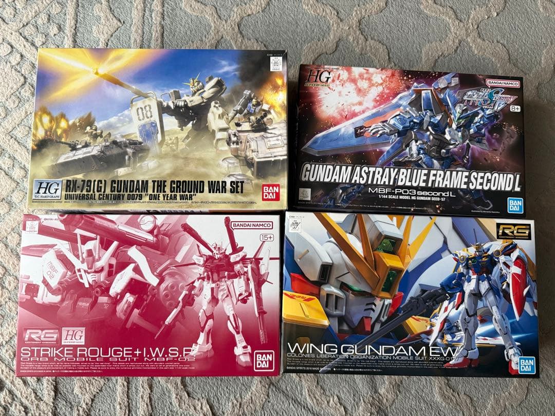 ガンプラまとめ売り RG HG 未組立　組立済