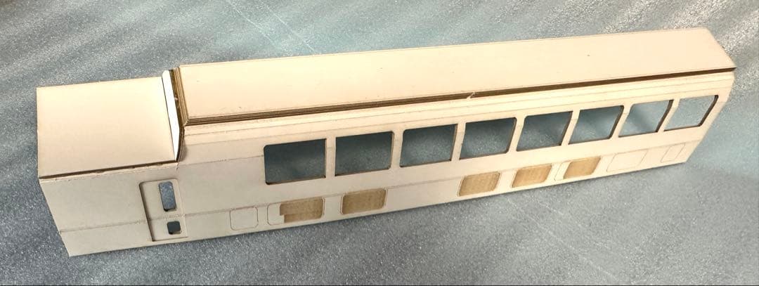 茶*碗様 鉄*号様 1/80　近鉄楽イメージ 3D前面＋パーツ＋レーザーカット側