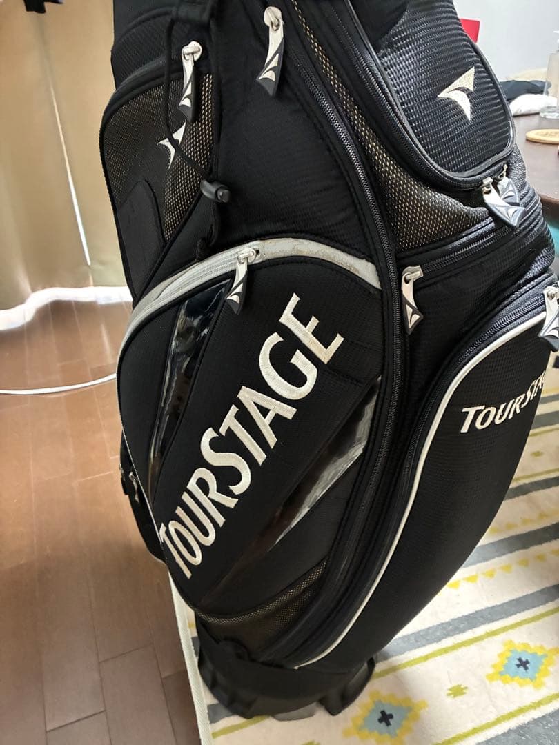 Tourstage ゴルフキャディバッグ ブラック