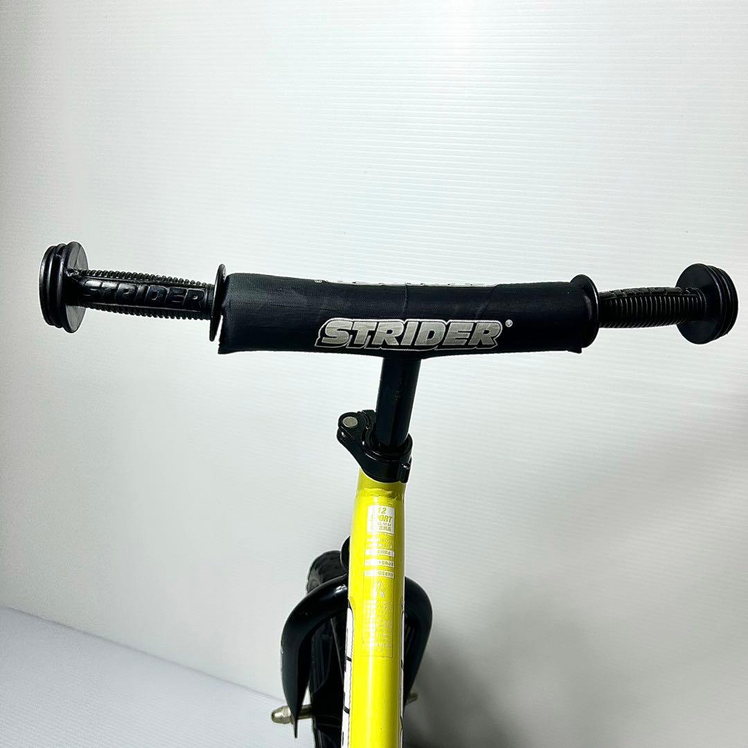 美品☆ストライダー スポーツ イエロー 黄色 キックバイク 補助なし