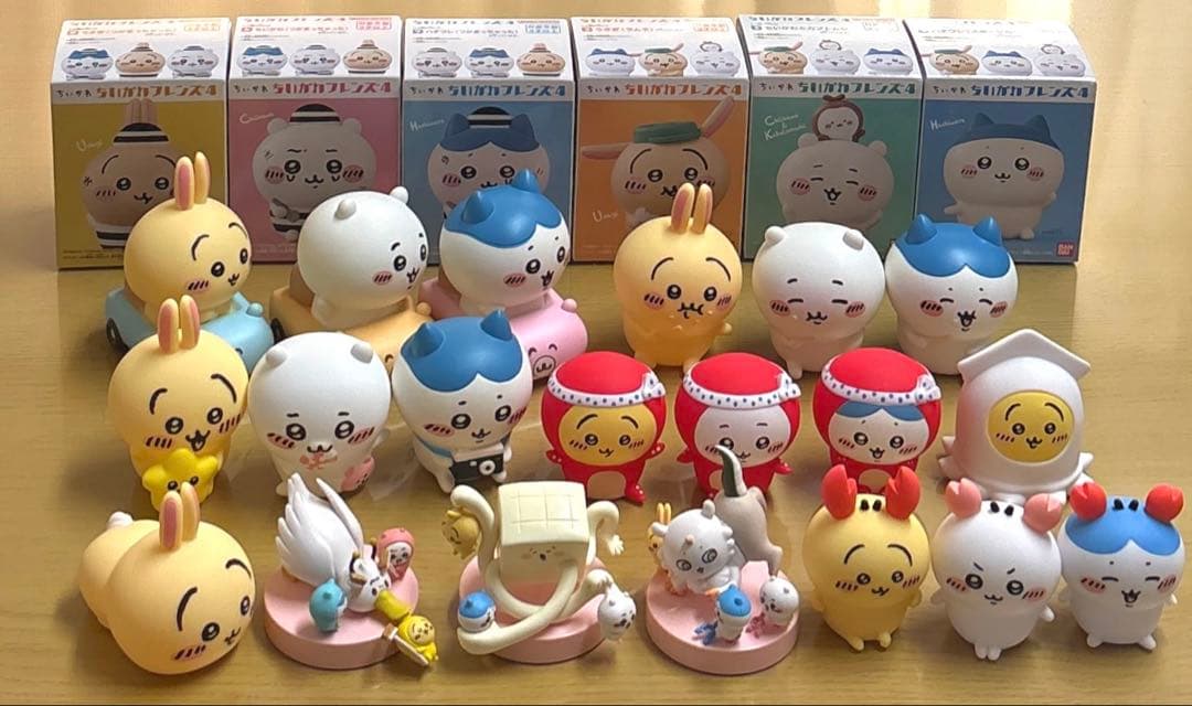 ちいかわフレンズ２,３,４／討伐シーンフィギュア／ソフビフィギュア　まとめ売り