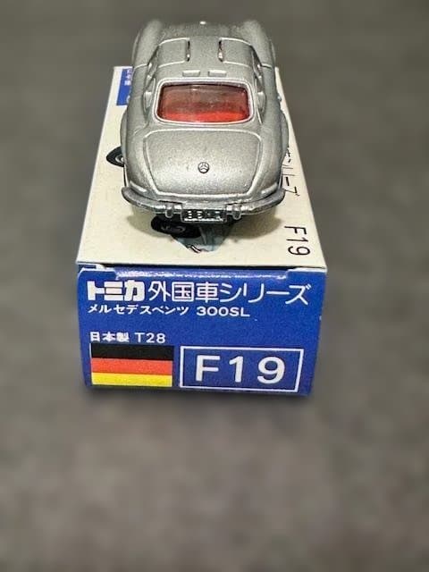 【絶版希少・トミカ 青箱】F19　メルセデス・ベンツ 300SL 日本製