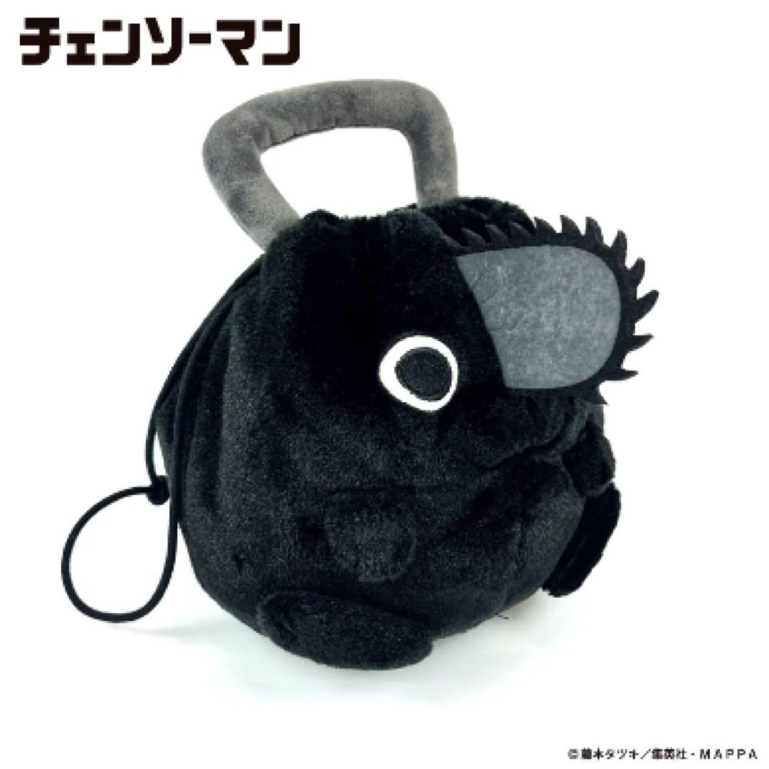 チェンソーマン ブラック ポチタ ぬいぐるみ 巾着 黒ポチタ ポーチ