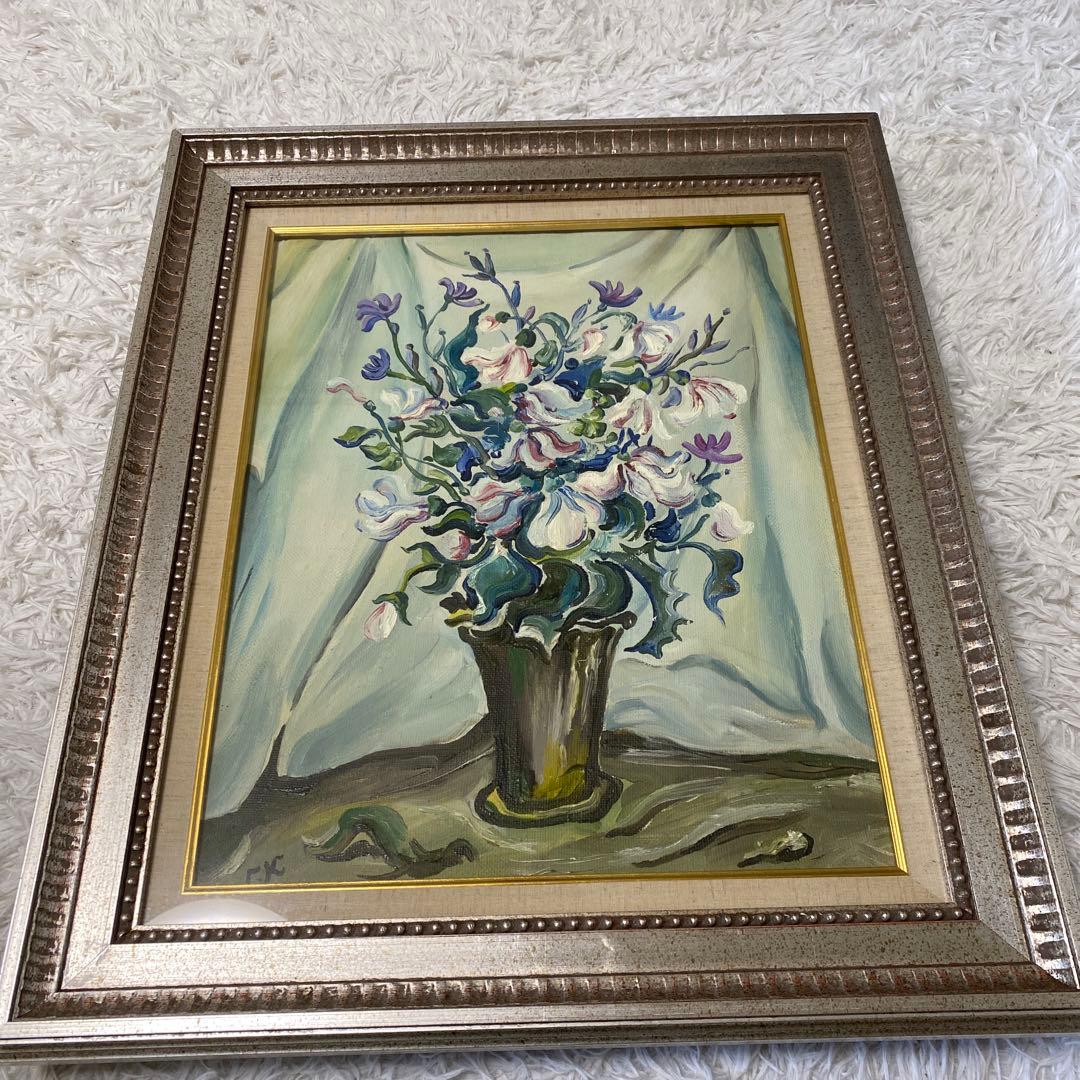 クザーコフ G.G 野に咲く花　　10号絵画