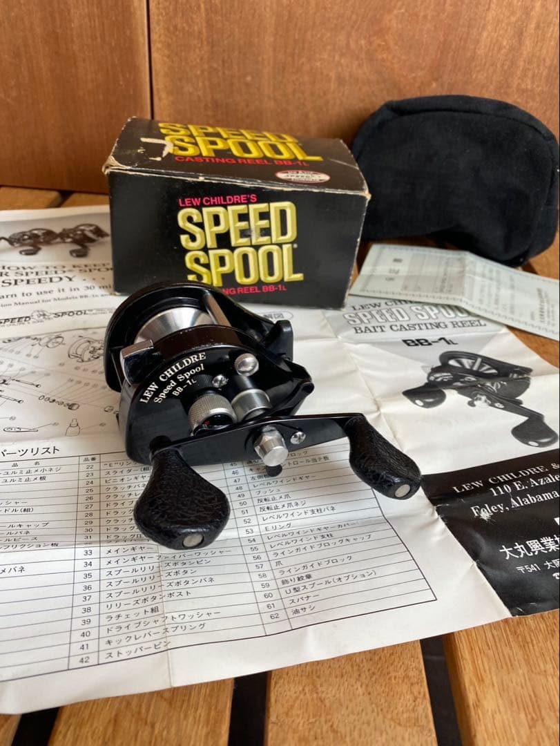 LEW CHILDRE SPEED SPOOL BB-1L 箱あり　箱等備品あり