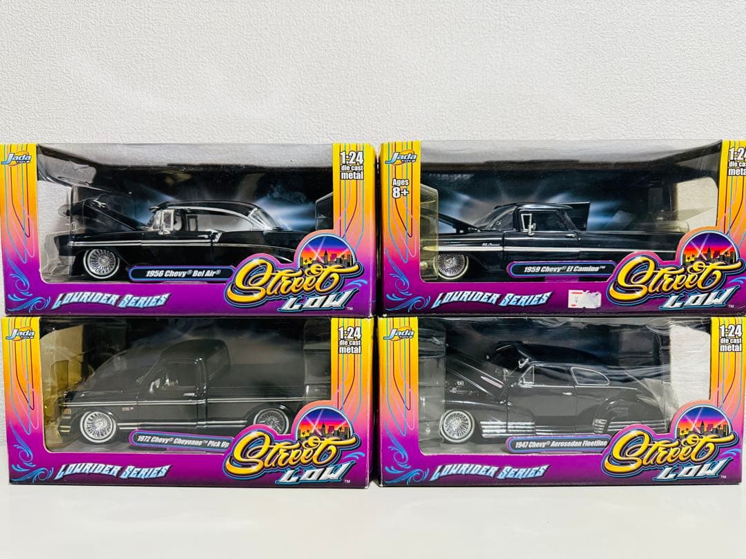 Jada/StreetLow Chevyシボレー 4台セット 1/24 絶版美品