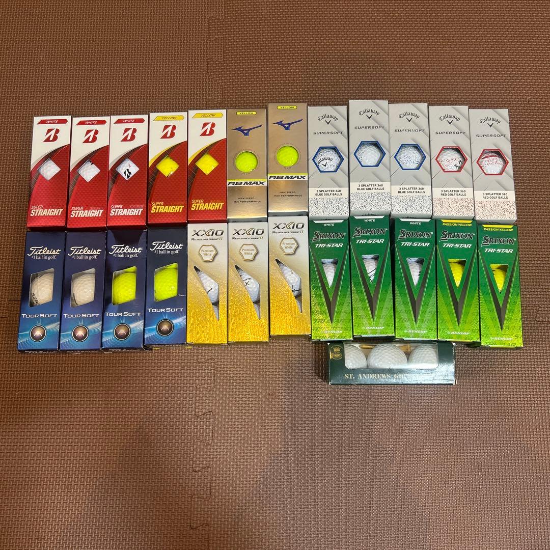 ゴルフボールセット24スリーブ➕1