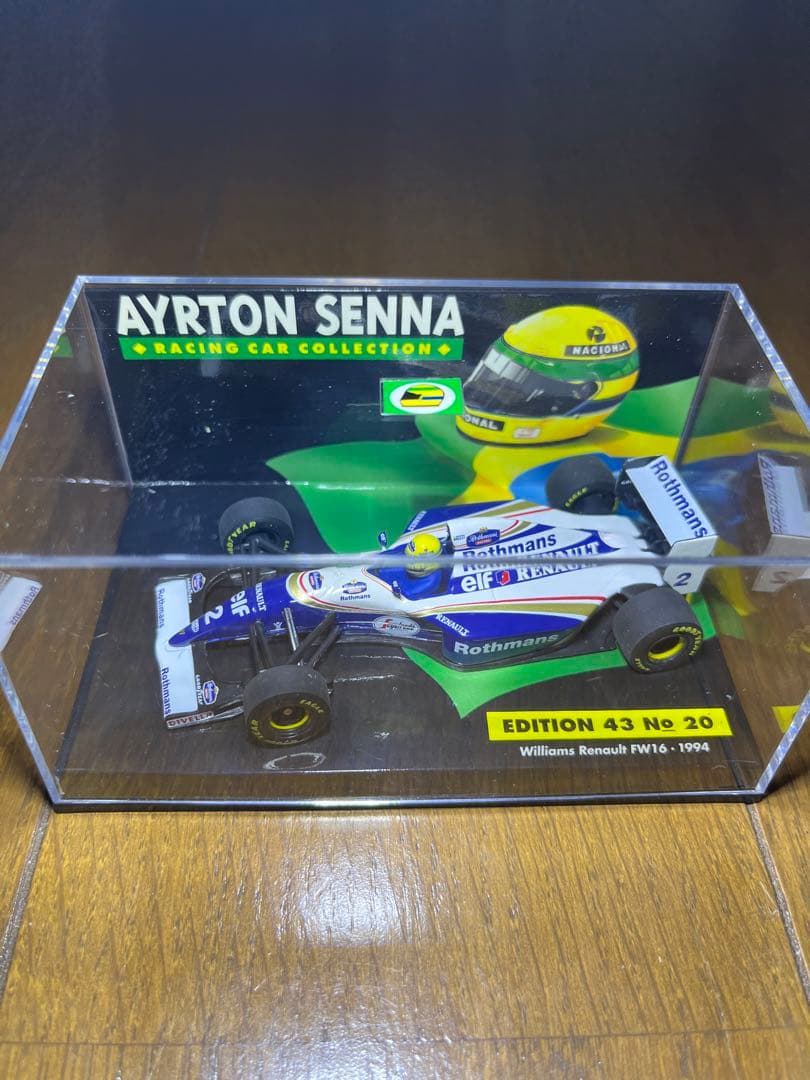 ミニチャンプス　1/43 ウィリアムズ FW16 A.セナ ロスマンズ仕様