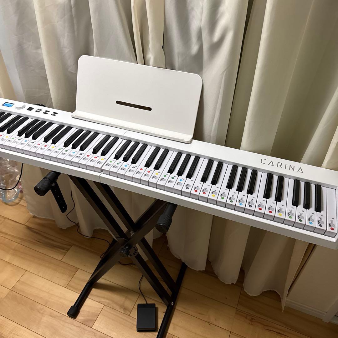 CARINA 電子ピアノ　ペダル、スタンド付き