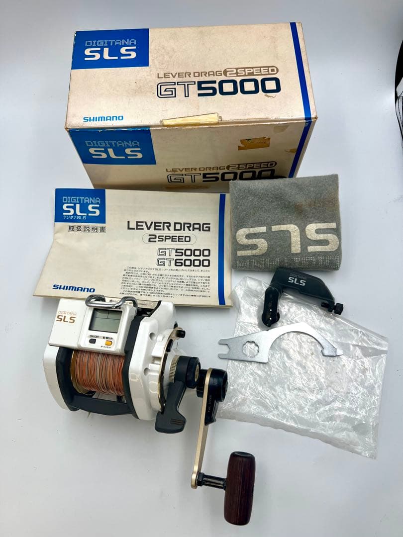 シマノ 大型両軸リール デジタナSLS レバードラグ 2スピード GT5000