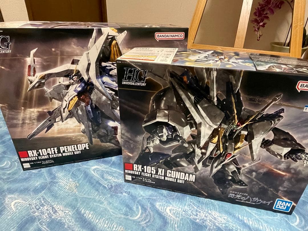 HG RX-104FF ペーネロペー & RX-105 クシィーガンダム セット
