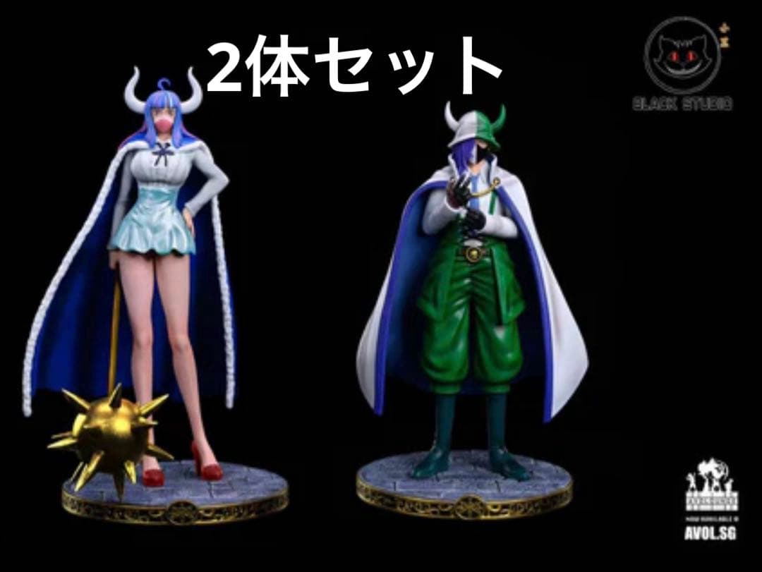 ワンピースフィギュア　ウルティ、ページワンpopサイズ　ガレージキット2体セット
