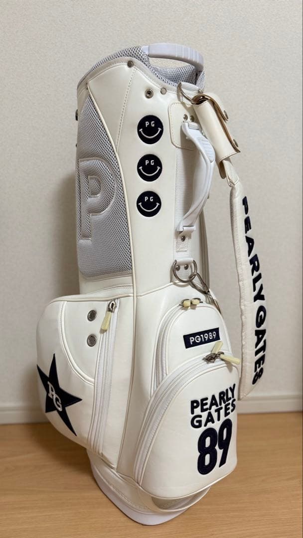 PEARLY GATES PG1989 ゴルフバッグ ホワイト