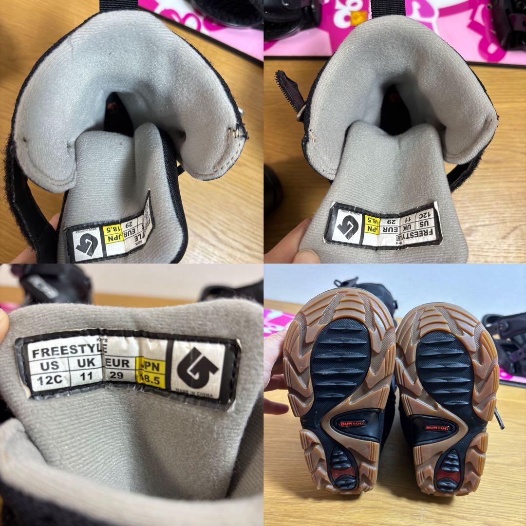 Burton バートン　キッズ　ジュニアスノーボードブーツ付　18-18.5cm