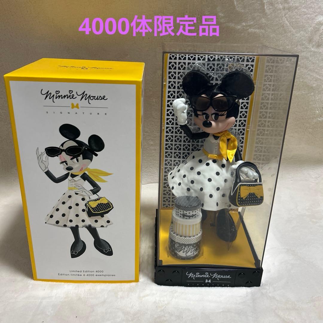 ミニーマウス　シグネチャードール　4000体限定品