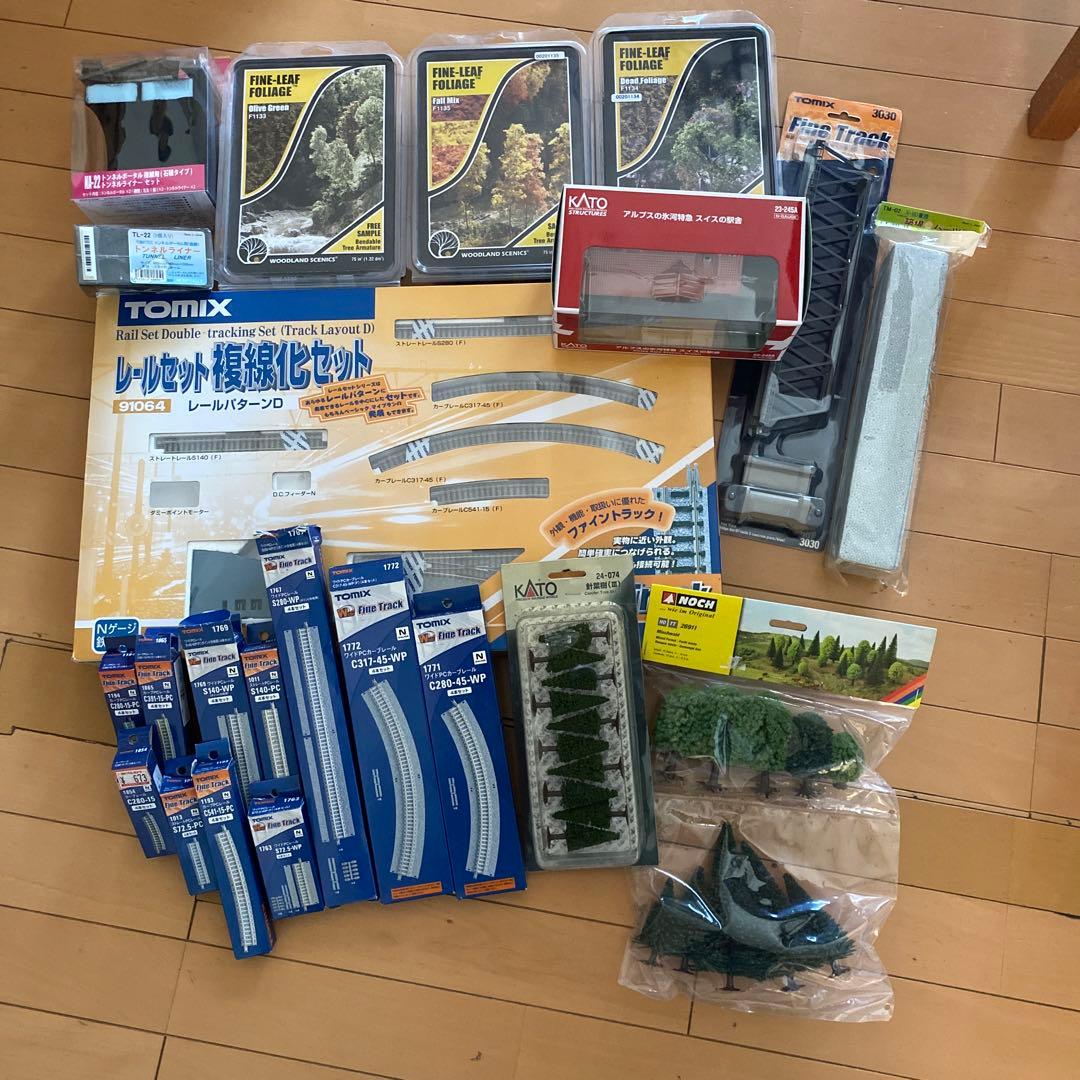 TOMIX Nゲージ レールセットとストラクチャー一式