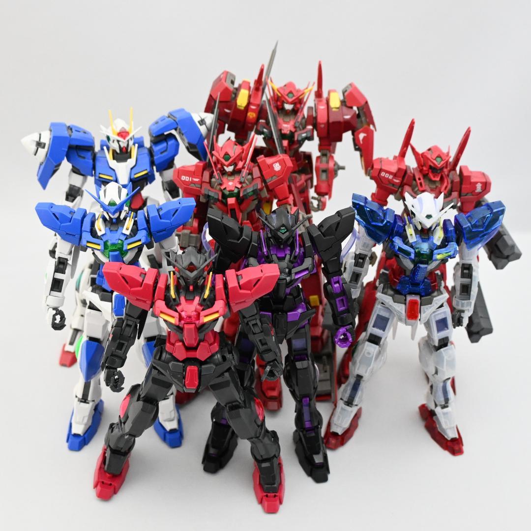 ガンプラ MG 8体 セット ダブルオー プレバン ジャンク まとめ 送料込