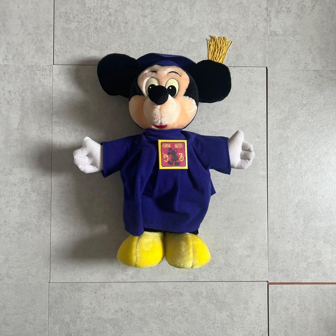 ディズニー ミッキーマウス Grad nite 93 ぬいぐるみ Stussy