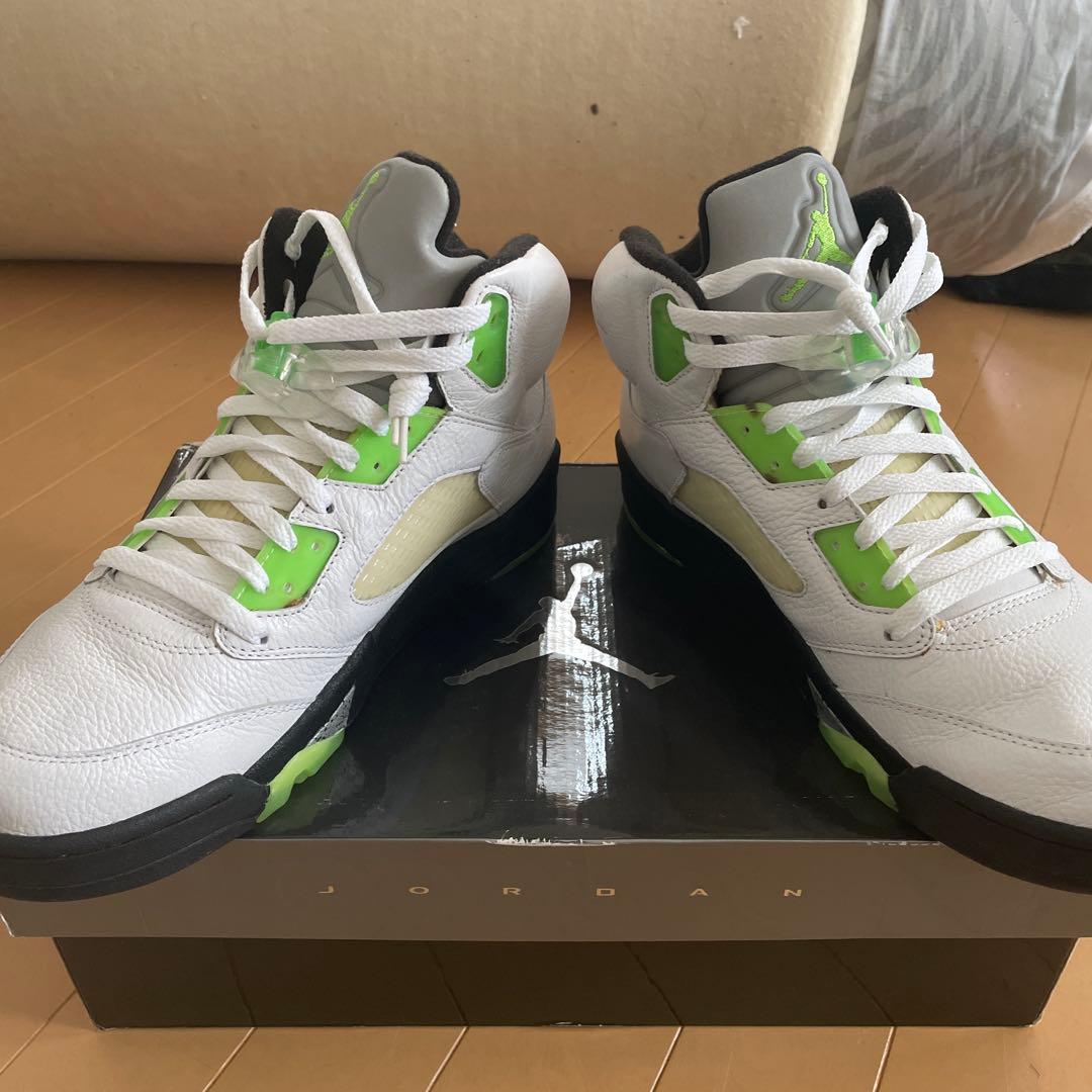 Jordan 5 ホワイト/グリーン