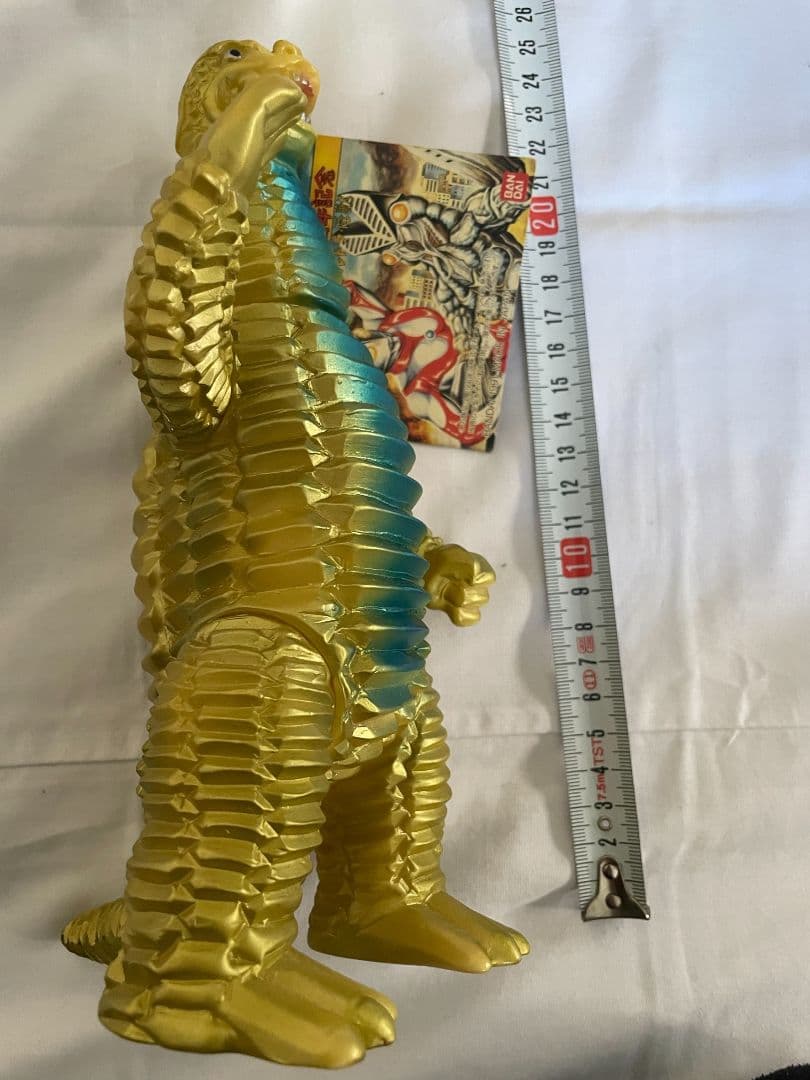 レッドキング ソフビ ブルマァク 約23㎝ 1991年 タグ付 現状 経年劣化