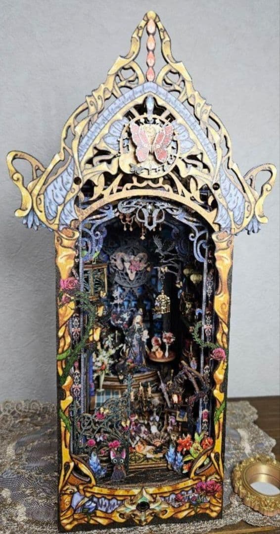 【期間限定値下】ドールハウス「魔女の宮殿」★ブックヌック★完成品★ドールハウス