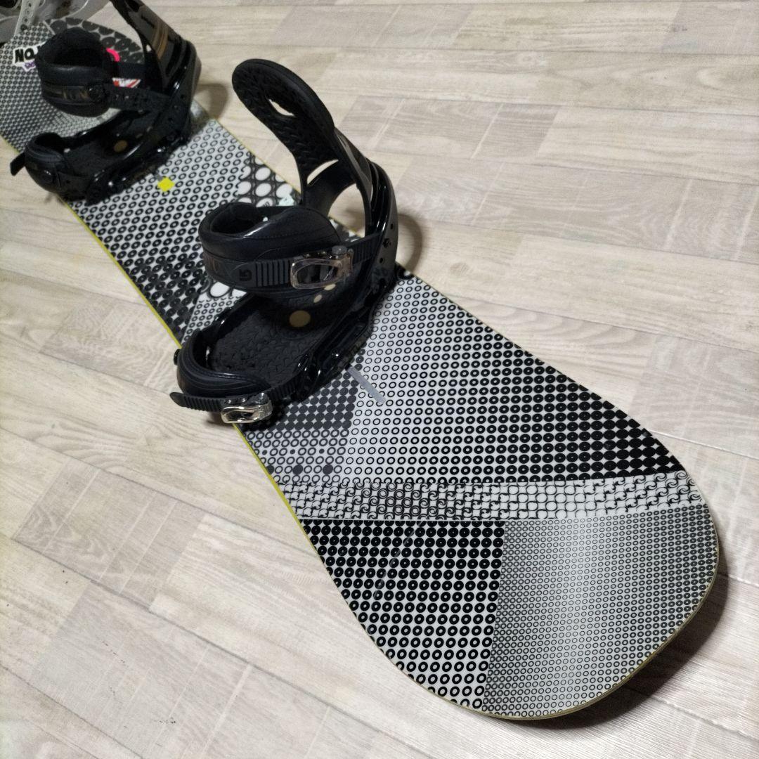 BURTON バートン　スノーボード　板　ダブルキャンバー　スノーボードセット