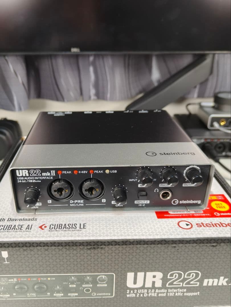 Steinberg UR22 mkII USBオーディオインターフェイス