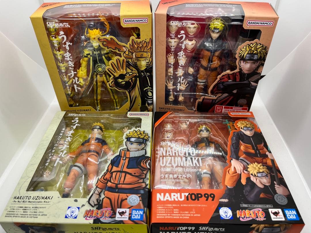 S.H.Figuarts NARUTO ナルト4体セット