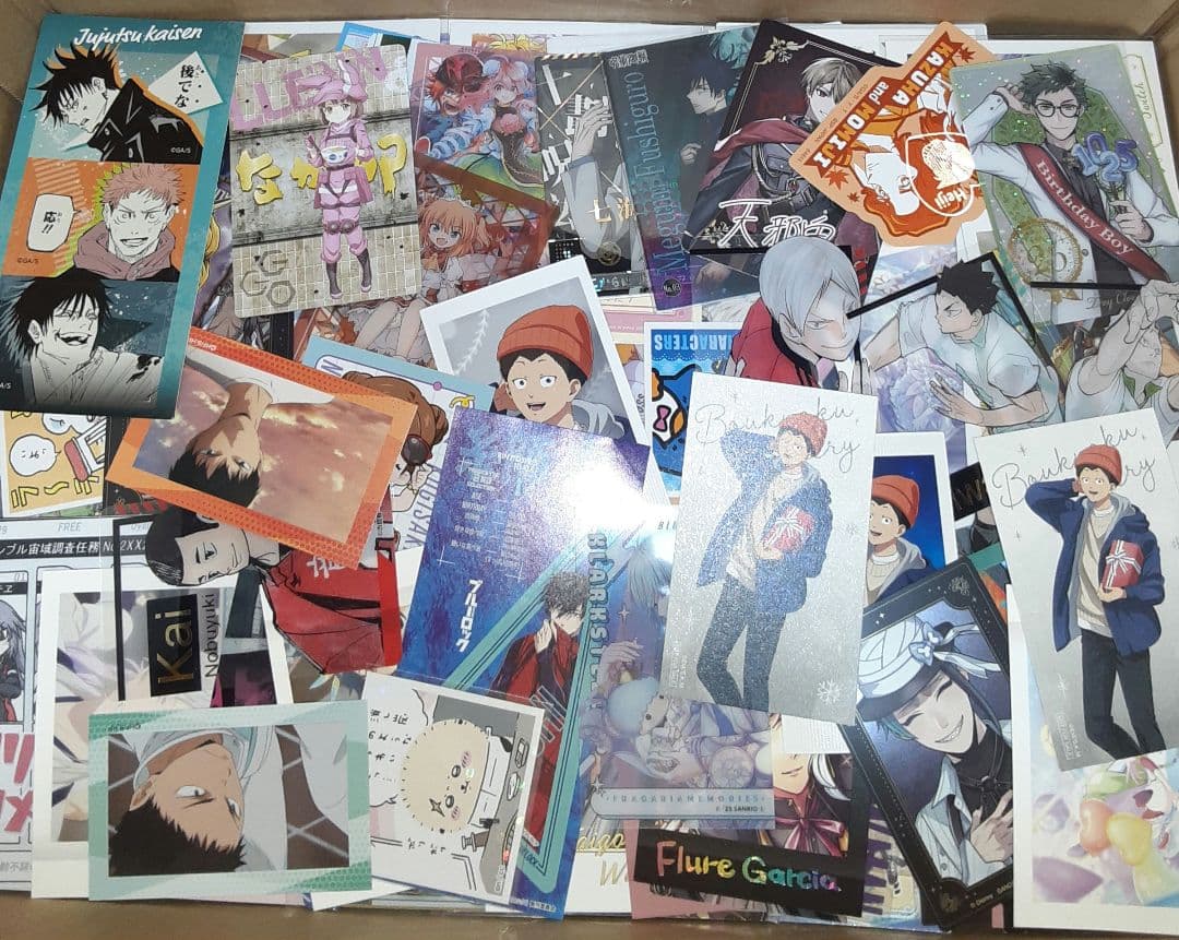 アニメグッズ シール・カード 大量 まとめ売り 1200点