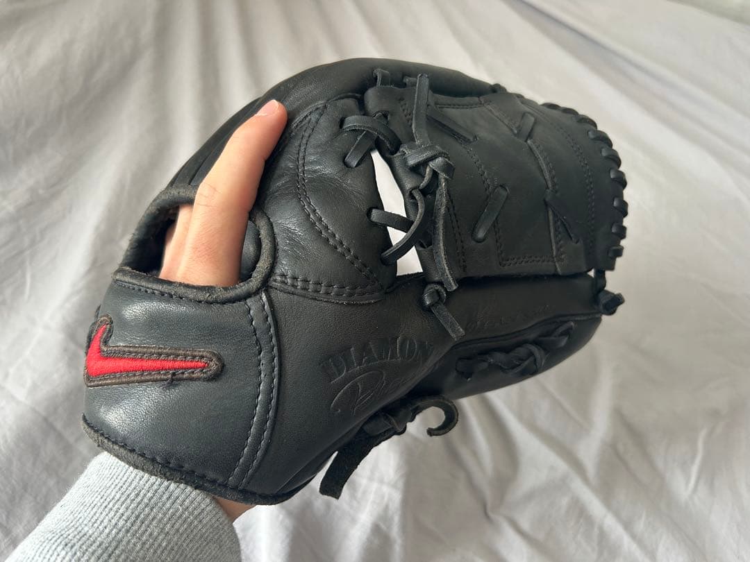 ナイキ NIKE ダイヤモンド 野球グローブ セット 内野手 右投げ ブラック