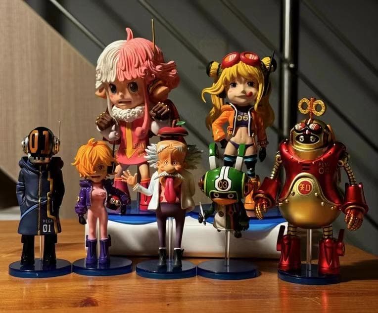 ワンピース A+ Dr.ベガパンク 7点 ガレージキット ガレキ スタチュー
