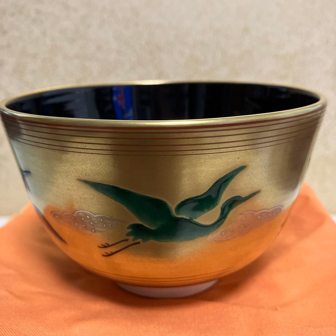 茶道具 抹茶茶碗 松香作 共箱 共布
