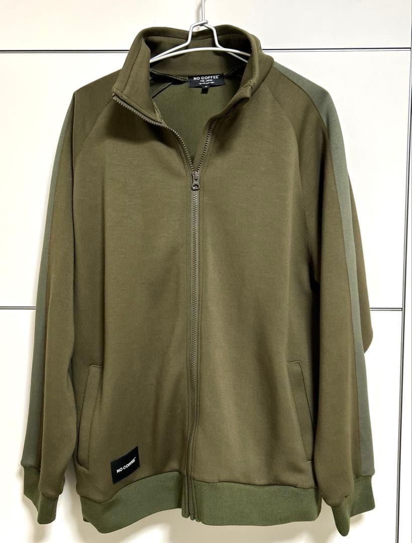 【美品】NO COFFEE フルジップトラックジャケットパーカーM メンズL相当